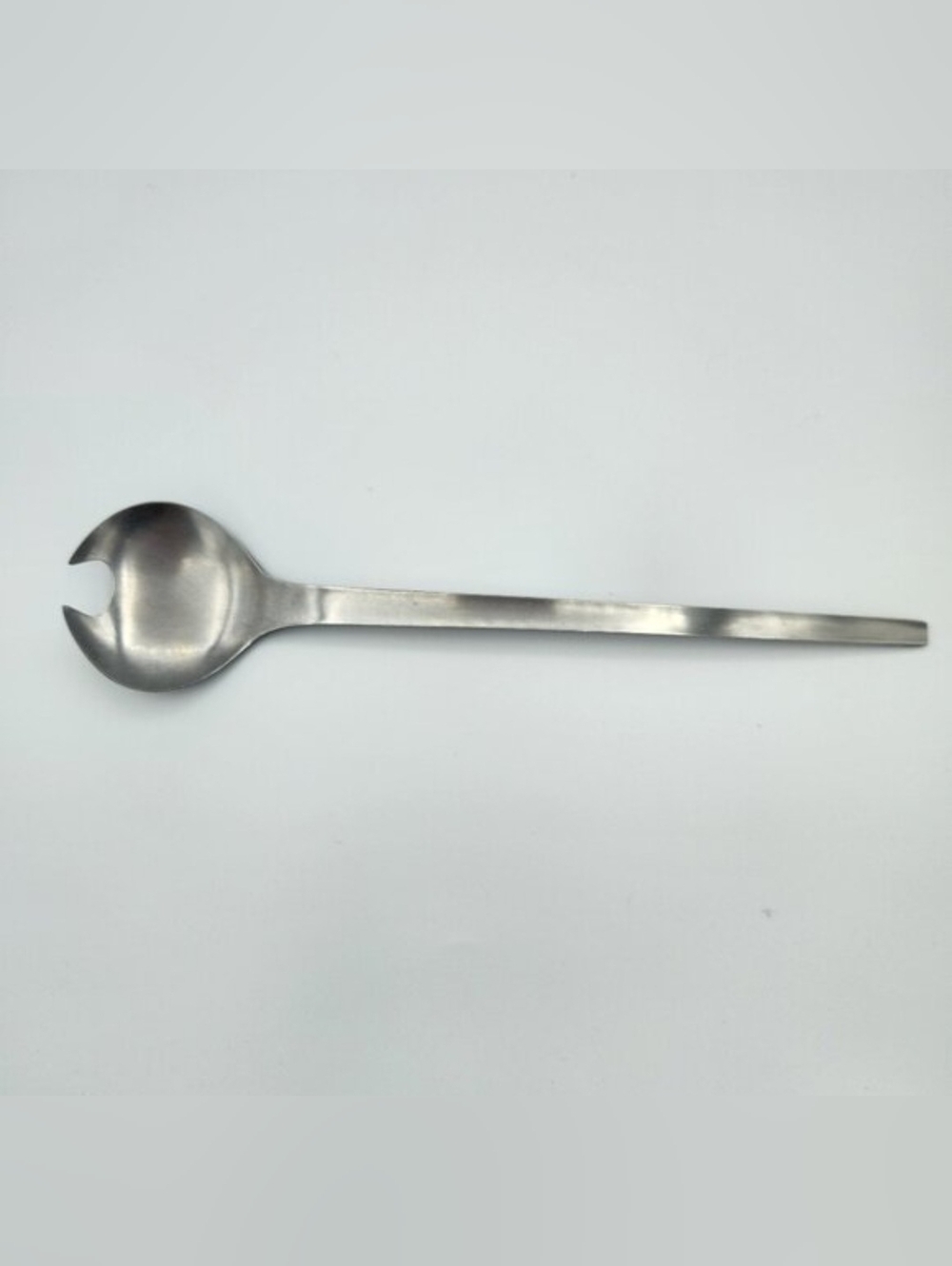 Vintage Mid Century Modern Stainless Steel Salad Serving Fork Spoon Japan